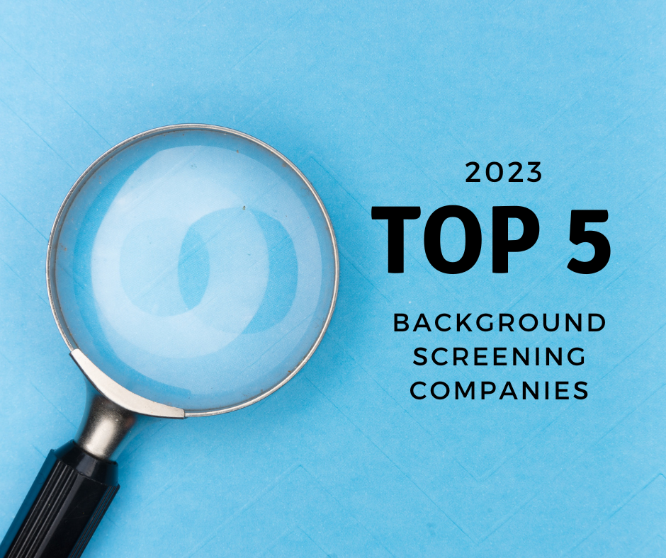 Top 5 Background Screening Providers